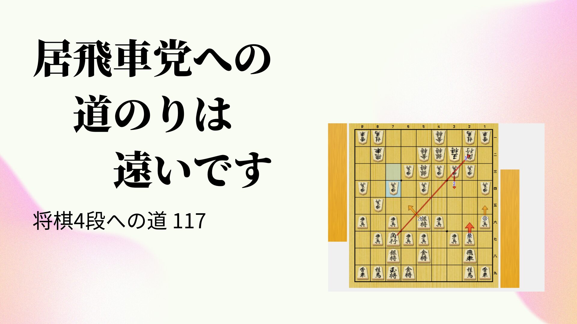 居飛車党への道のりは遠いです