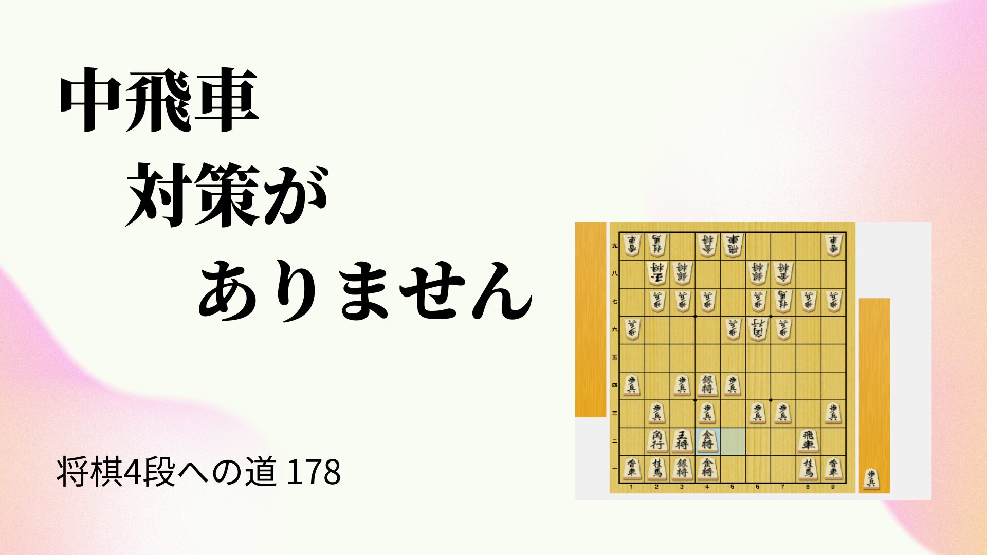 中飛車対策がありません