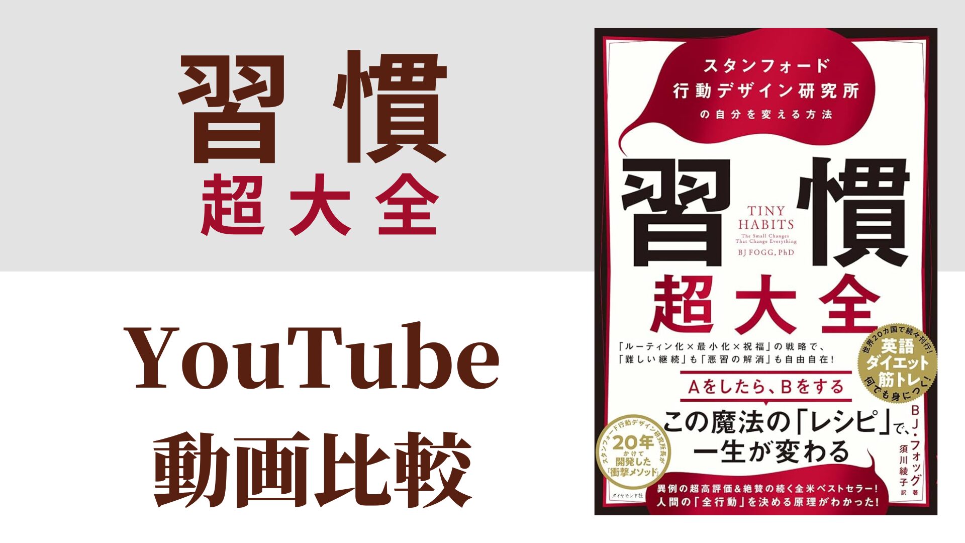 習慣超大全 YouTube動画比較（スマホ対応）