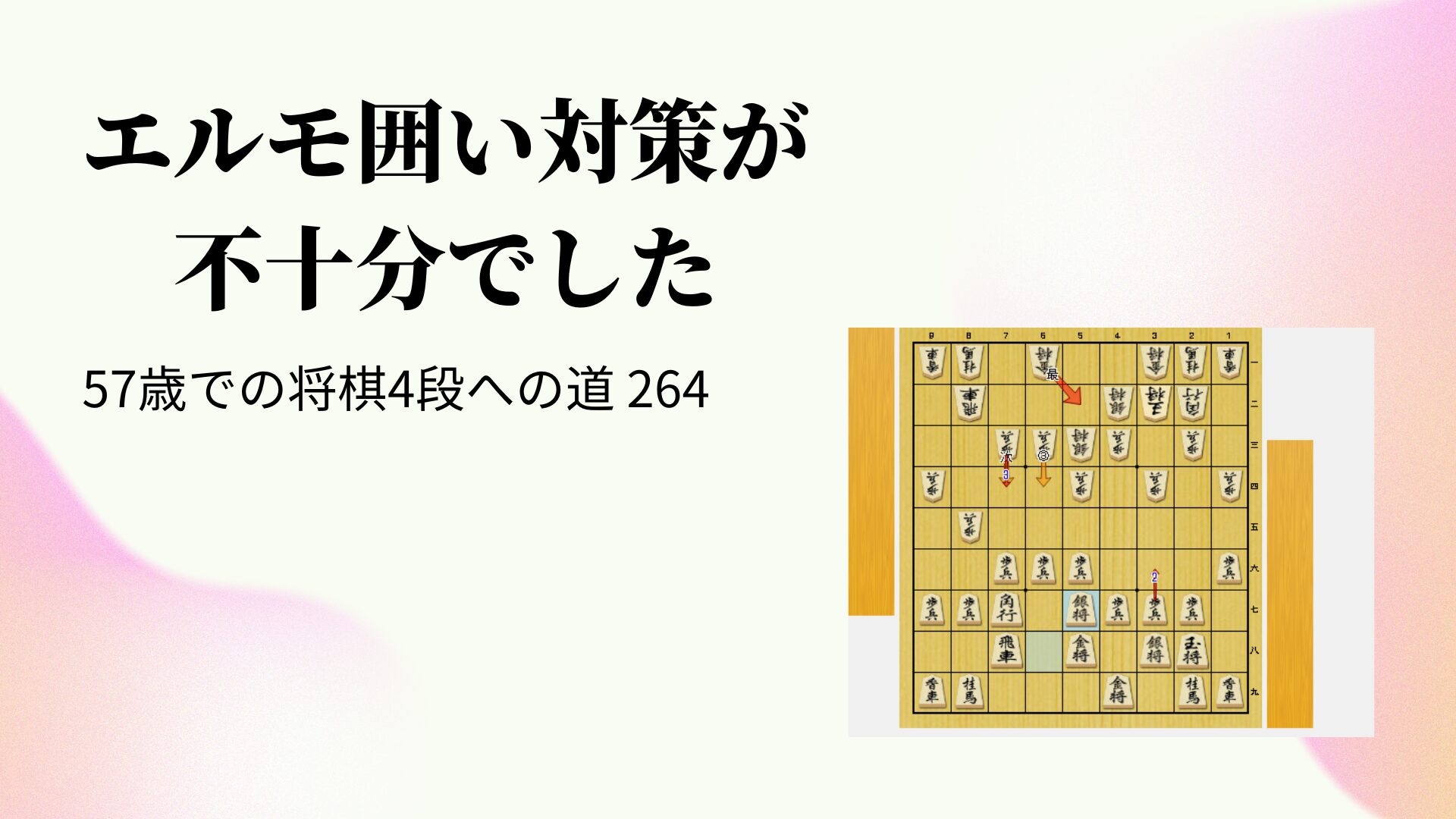エルモ囲い対策が不十分でした