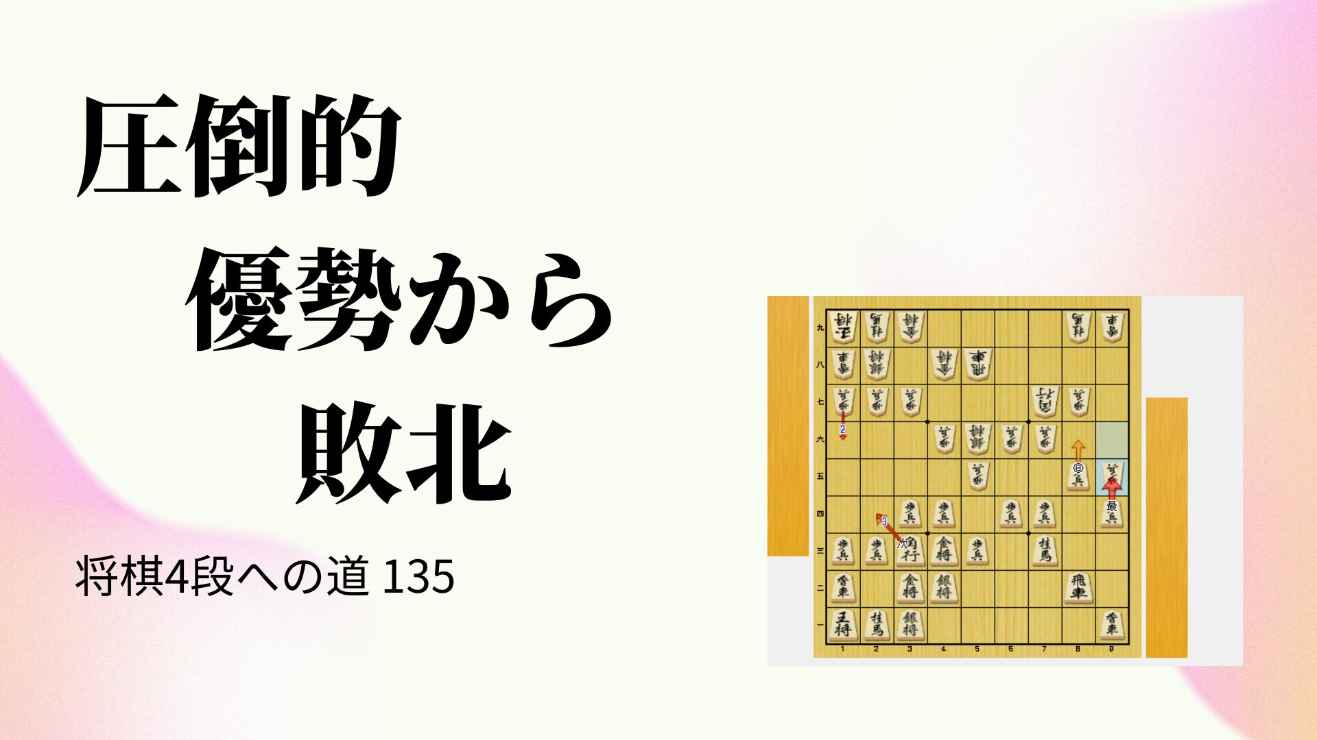 圧倒的優勢から敗北