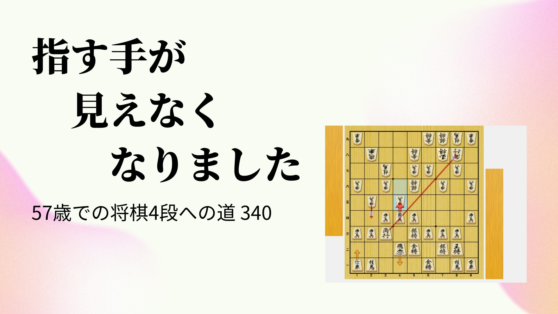 指す手が見えなくなりました