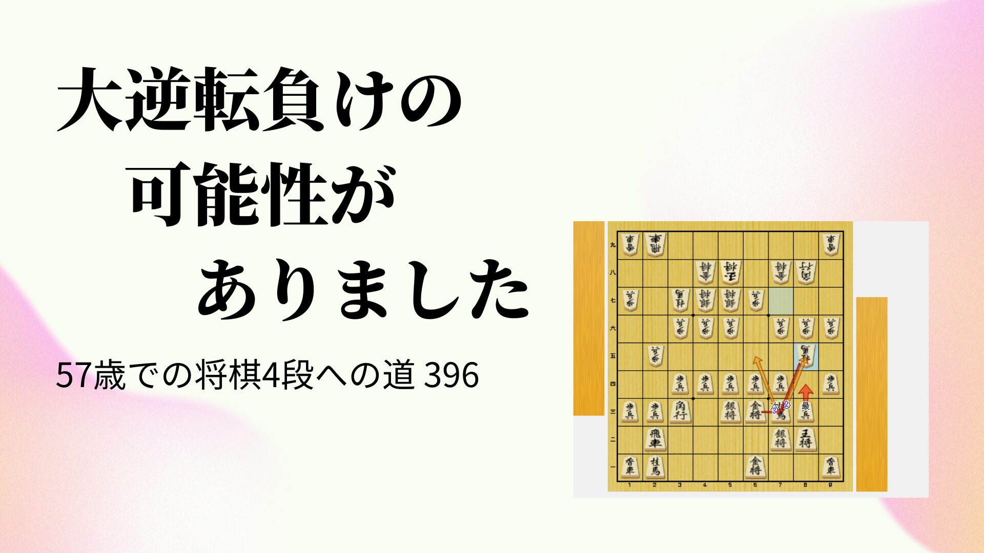 大逆転負けの可能性がありました