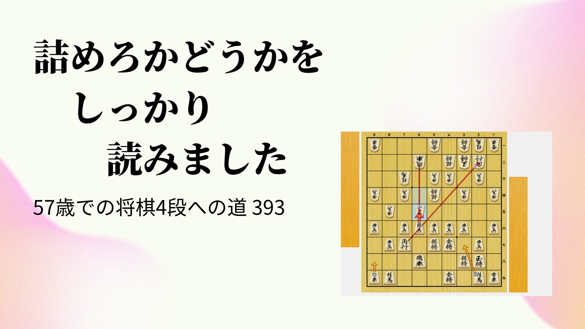 詰めろかどうかをしっかり読みました