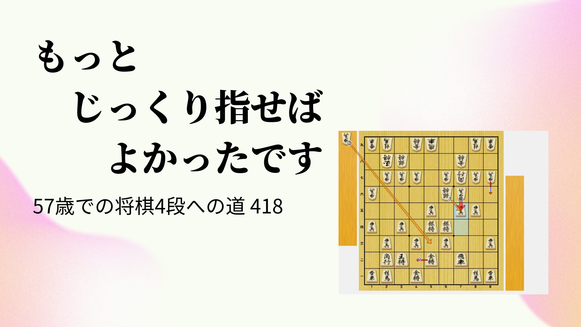 もっとじっくり指せばよかったです