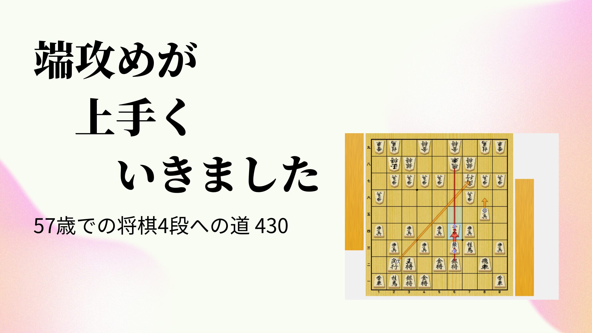 端攻めが上手くいきました