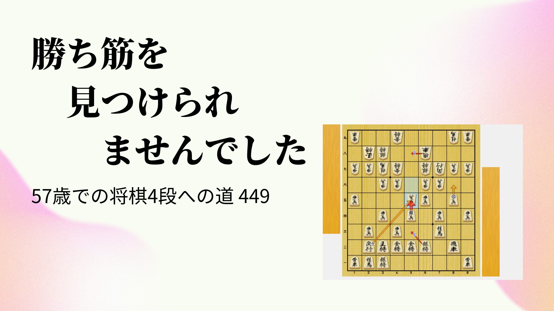 勝ち筋を見つけられませんでした